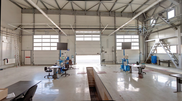 Industriële sectionale garagepoorten  0003