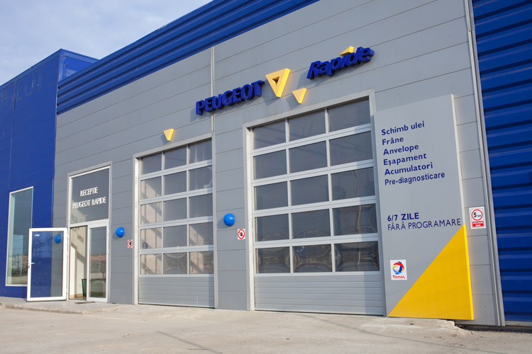 Industriële sectionale garagepoorten  0012