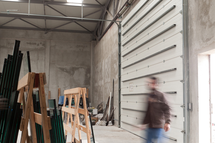 Industriële sectionale garagepoorten  0031